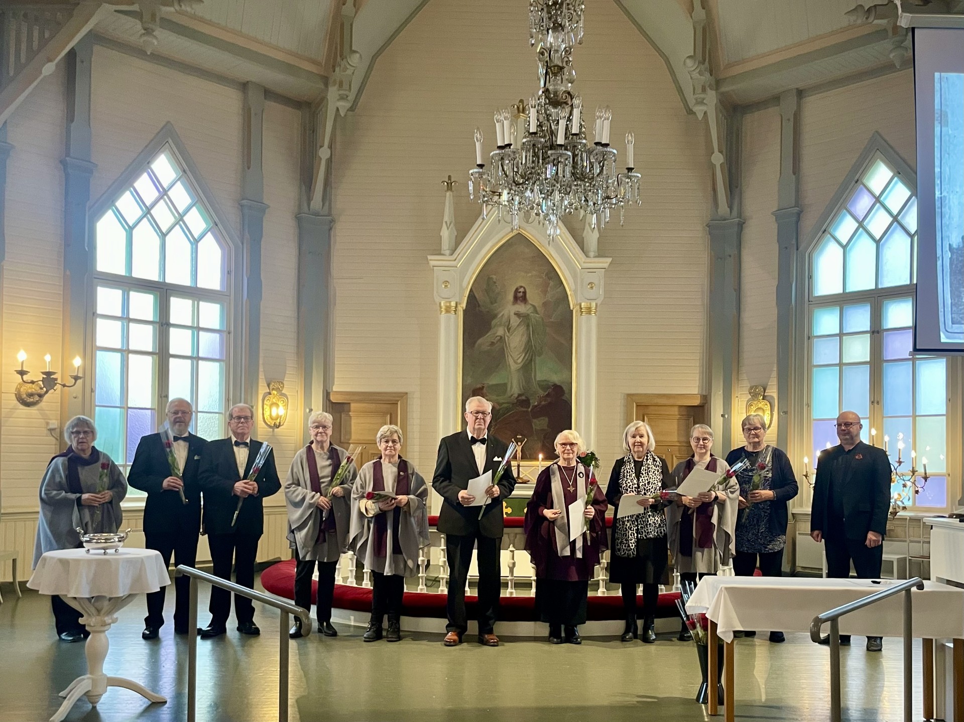 Kälviän kuorolaiset saivat ansiomerkkejä