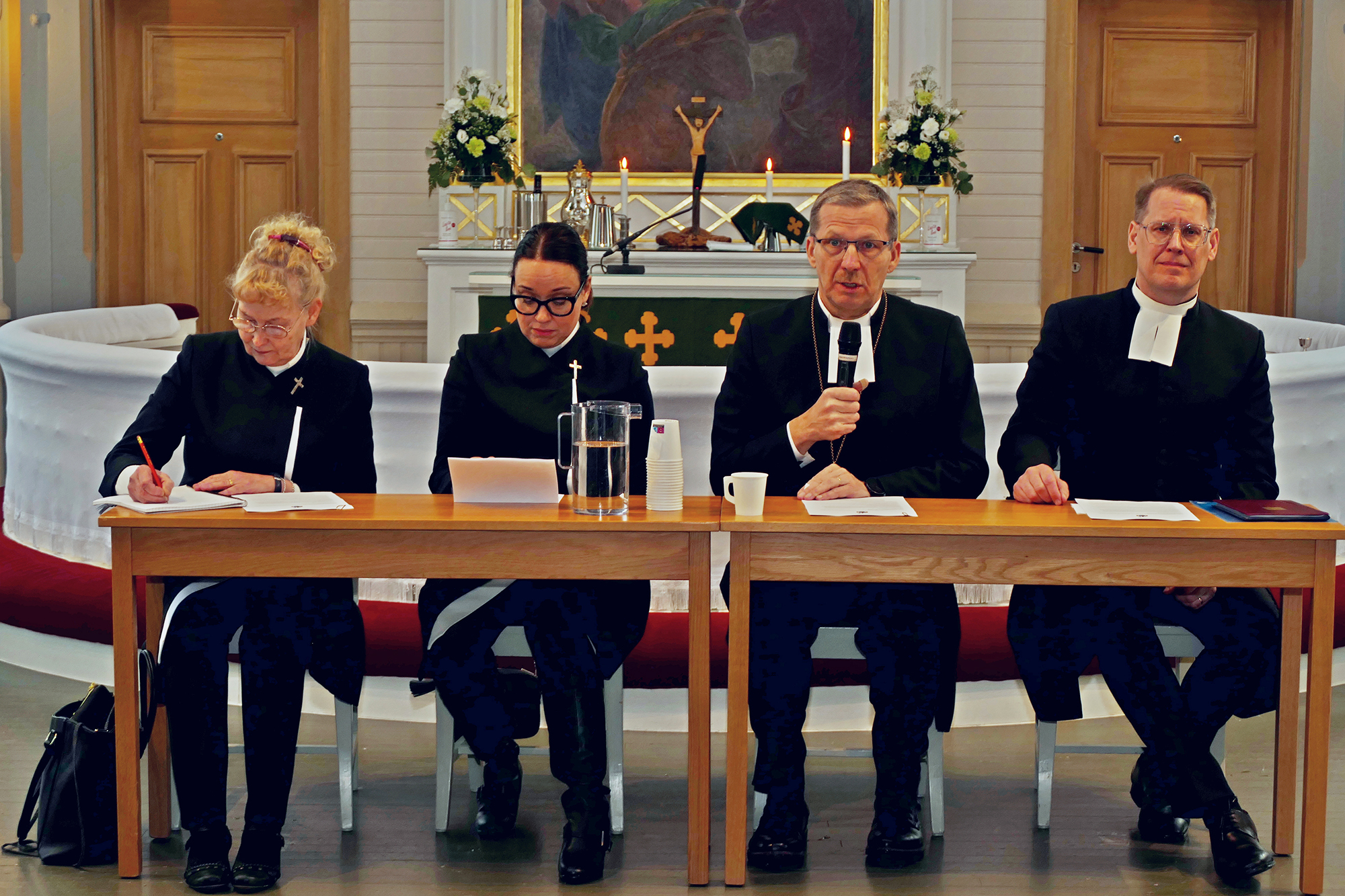 Kälviän seurakunnan piispantarkastus.